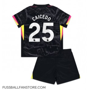 Chelsea Moises Caicedo #25 Replik 3rd trikot Kinder 2024-25 Kurzarm (+ Kurze Hosen)